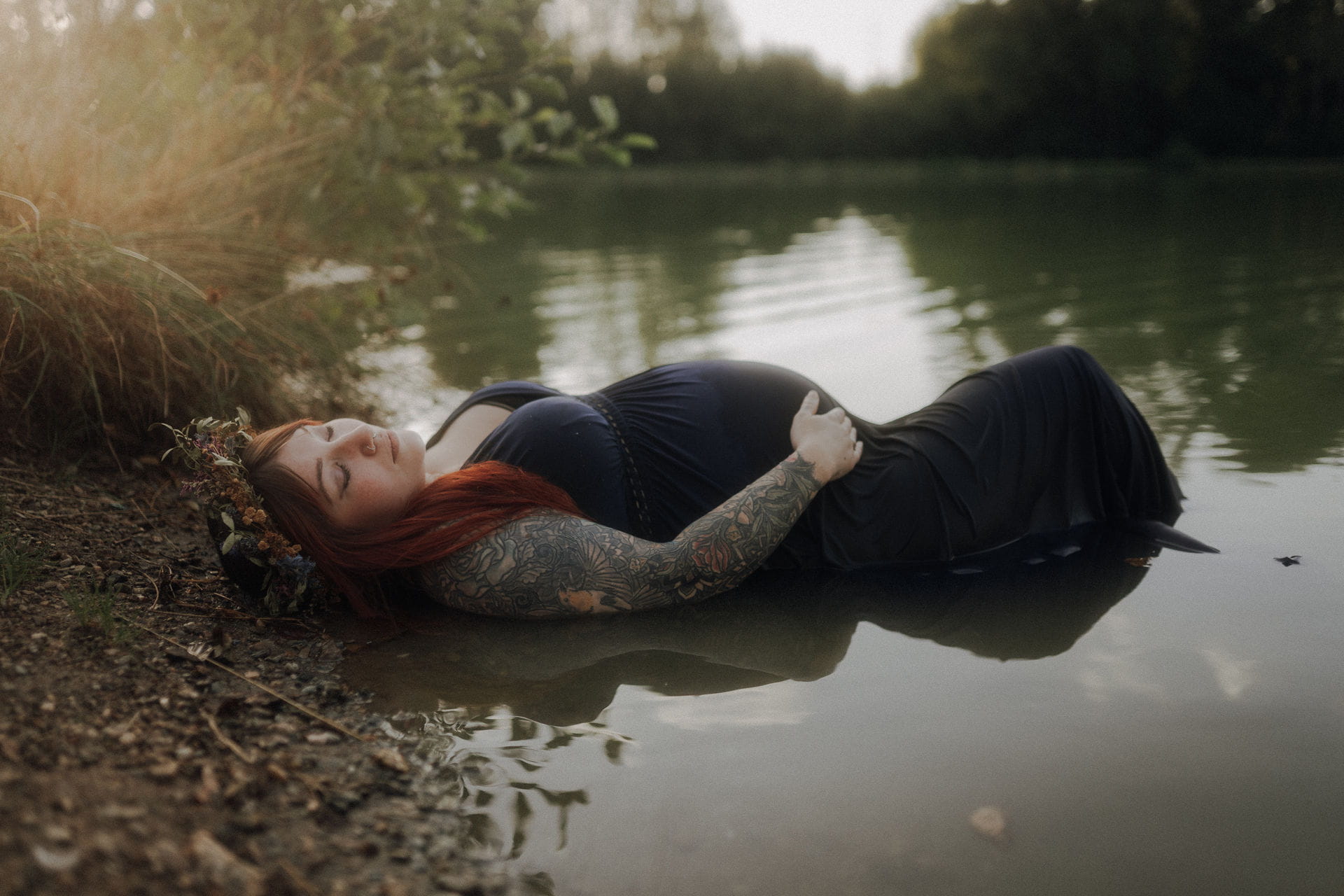 IdaBaumann-Mystik-Wasser-Sunset-Babybauch-27